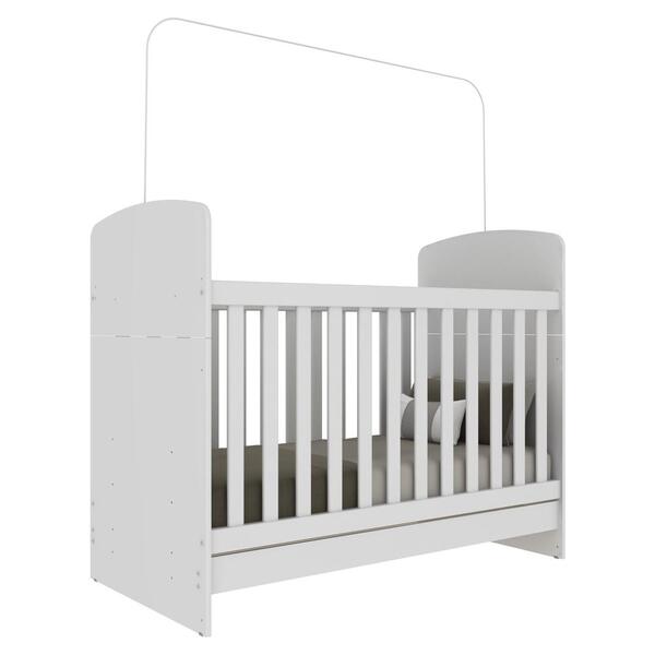 Berço branco com colchão clearance