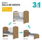Berço Nacional Bala De Menta E Cômoda Infantil Pique-esconde