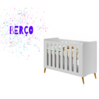 Berço Old 03 Em 01 Em Mdf Cinza Potente