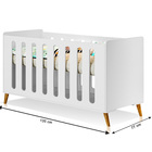 Berço Old Branco 3 Posições Multifuncional