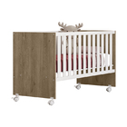 Berço Reto Doce Sonho 3540 Com Rodízios