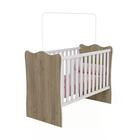 Berço Simples 1 E Comoda 2523 Doce Sonho Com Colchao Qmovi