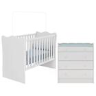 Berço Simples 1 E Comoda 2523 Doce Sonho Qmovi