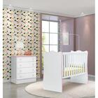 Berço Simples 1 E Comoda 777 Doce Sonho Com Colchao Qmovi