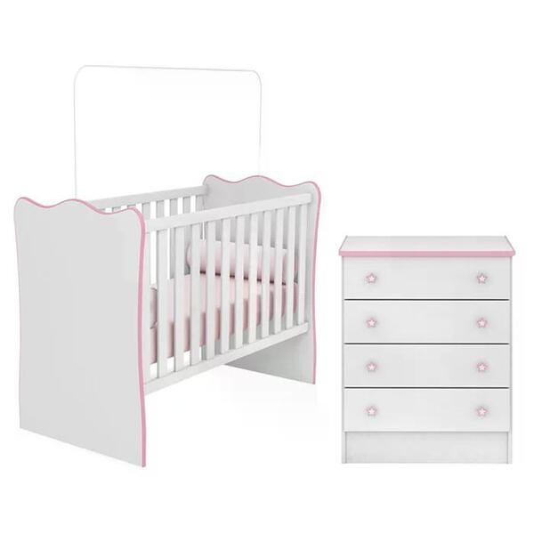 Berço Simples 1 E Comoda 777 Doce Sonho Qmovi