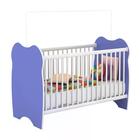 Berço Simples Bb010 E Comoda Cm120 Infantil Com Colchao Djd M