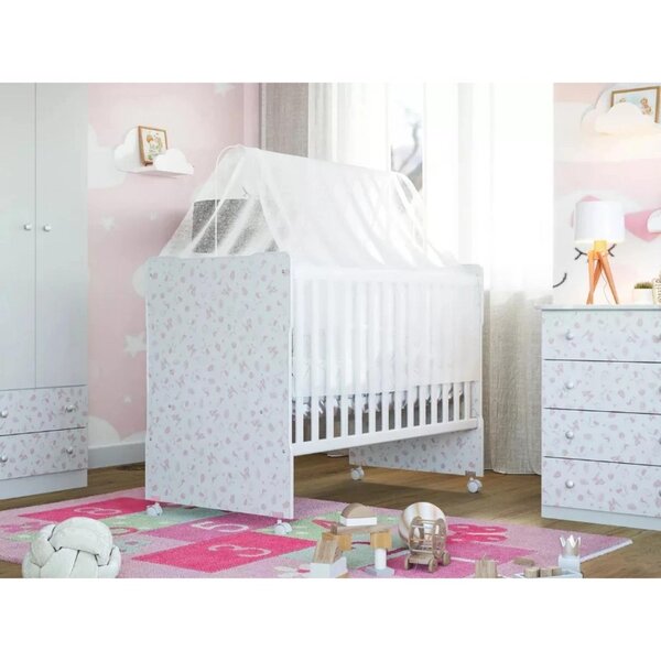 Berço Simples New Baby Batrol Móveis Batrol Móveis Branco / G