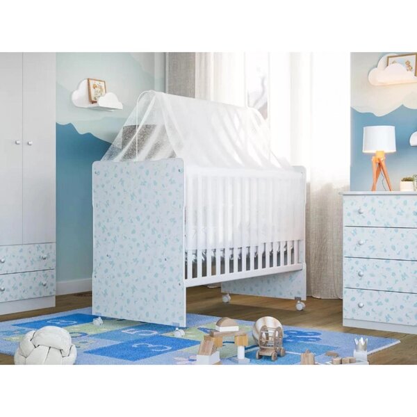 Berço Simples New Baby Batrol Móveis Batrol Móveis Branco / G