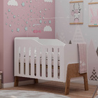 Berço Sol Branco Madeirado - Gelius