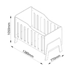 Berço Sol Branco Madeirado - Gelius