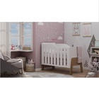 Berço Sol Branco Madeirado - Gelius