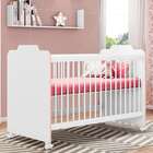 Berço Ternura Branco E Rosê