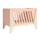 Berço Vira Cama Hope  Rosa