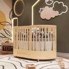 Berço Wave Evolutivo 3 Em 1 Com Colchão Fase 1 E Fase 2 Cômod