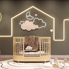 Berço Wave Evolutivo 3 Em 1 Com Colchão Fase 1 E Fase 2 Divic