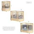 Berço Wave Evolutivo 3 Em 1 Com Colchão Fase 1 E Fase 2 Divic