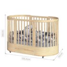 Berço Wave Evolutivo 3 Em 1 Com Colchão Fase 1 E Fase 2 Divic