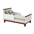 Berço Wood Para Bebê 3 Em 1 Branco Acetinado 100% Mdf