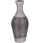 Betula Garrafa Decorativa 50cm Pvc Cinza Av Gs 311406528