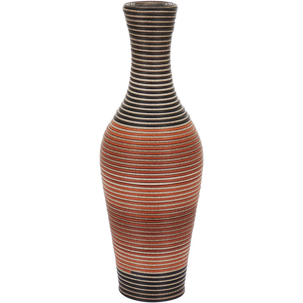 Bétula Garrafa Decorativa 60x21x21cm Pvc Marrom