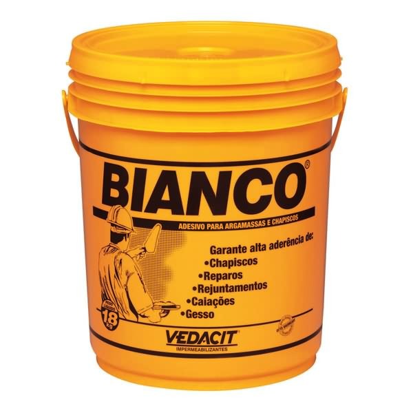 Bianco Líquido para Argamassa Chapisco Branco 18L Vedacit Feira De Artesanato Em Vila Do Conde ~ Bianco Líquido para Argamassa Chapisco Branco 18L Vedacit