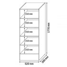 Biblioteca Viero Mirage Branco 20570