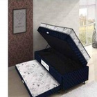 Bibox Solteiro Rr Colchoes Com Espuma D28, Baú E Auxiliar - A