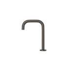 Bica De Mesa Pequena Para Cuba E Lavatorio Quadrada Dark Antr