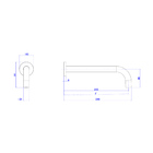 Bica Longa Deca You 1797.bl104.mt De Parede Black Matte