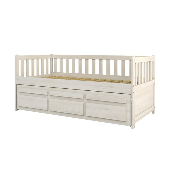 Bicama 3 Gavetas Madeira Maciça Reta Saraiva