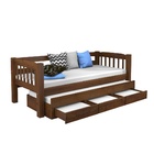 Bicama 3 gavetas Madeira Maciça Turim