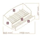 Bicama 78cm Smart Conquista Móveis
