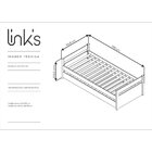 Bicama 90x190cm Em Madeira Maciça Double Yescasa Branco