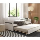 Bicama 90x190cm Em Madeira Maciça Double Yescasa Branco