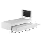 Bicama Barcelona Flex Branca E Preta