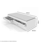 Bicama Bari Branco Com Colchões Gabrielli