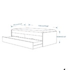 Bicama Bari Branco - Gabrielli Móveis