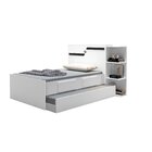 Bicama Baú Solteiro 2 Gavetas Iris  Branco