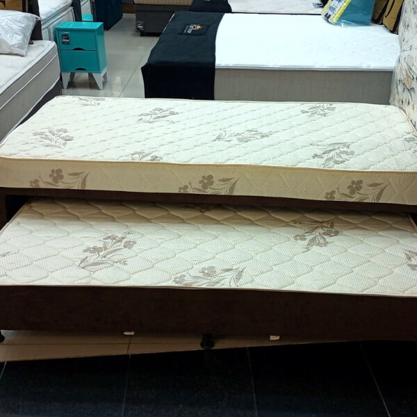 Bicama Bibox D28 Solteiro 88x188 Com Cama Auxiliar