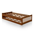 Bicama Bibox Solteiro 195cm X 43cm Serena Castanho/bege