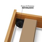 Bicama Bibox Solteiro 195cm X 43cm Serena Imbuia/bege