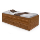 Bicama Bibox Solteiro Bianca Imbuia – Atraente Móveis