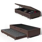 Bicama Box Com Baú E Auxiliar Solteiro 88 cm