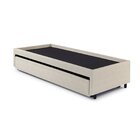 Bicama Box Para Dois Colchões Solteiro Courino Areia