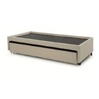 Bicama Box Solteirão 96x203cm Linho Com Dois Colchões Adapto