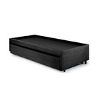 Bicama Box Solteiro 88x188 Suede Com Dois Colchões Adapto Mol