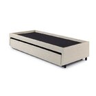 Bicama Box Solteiro 88x188cm Courino Com Dois Colchões Adapto