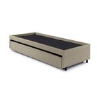 Bicama Box Solteiro 88x188cm Courino Com Dois Colchões Adapto