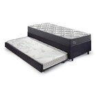 Bicama Box Solteiro Com Colchão Adapto Ecoflex Molas Ensacada