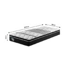 Bicama Box Solteiro King Com Colchão Gran Sleep Ecoflex Molas